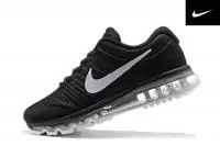 nike air max 2017 trail-running boy oreo noir blanc